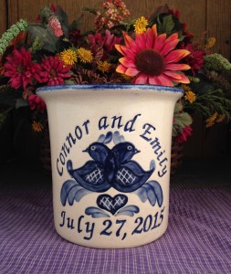 Weddings and Anniversary Pottery