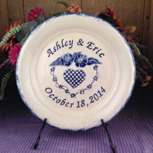 Personalized Handmade Pottery Large Plate