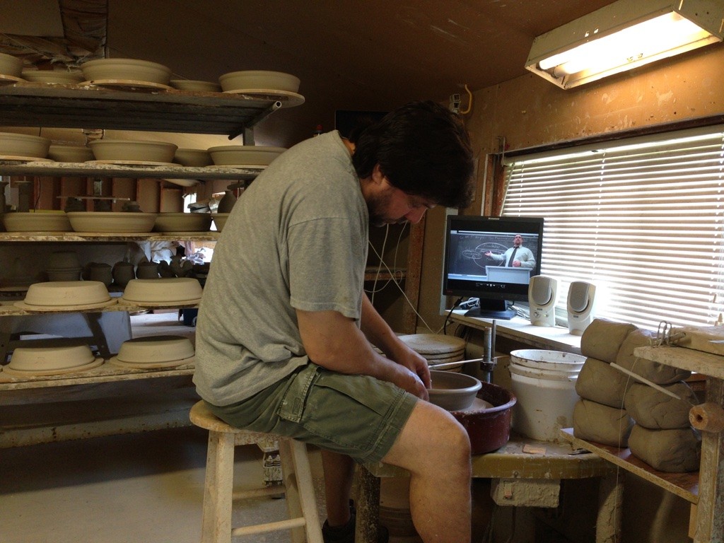 Steve Hand Throwing Custom Pottery