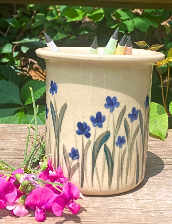 Meadow Flowers tall pint crock - Image 2