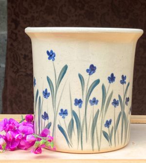 Meadow Flowers quart crock