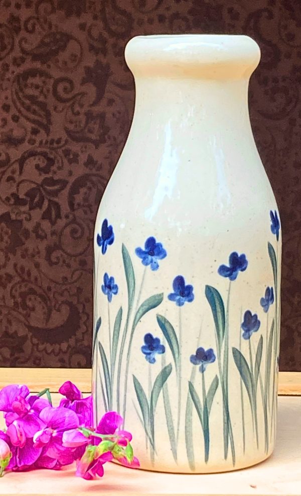 Meadow Flowers Lg. Milk Jar Vase