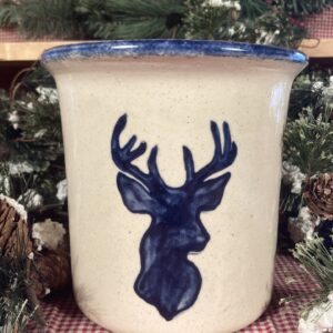 Deer quart crock