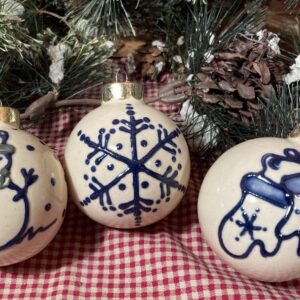 Christmas Ball Ornaments - Feelin Frosty (3 pieces)