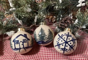 Christmas Ball Ornaments - It's Cold Outside (3 pcs.)