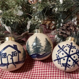 Christmas Ball Ornaments - It's Cold Outside (3 pcs.)