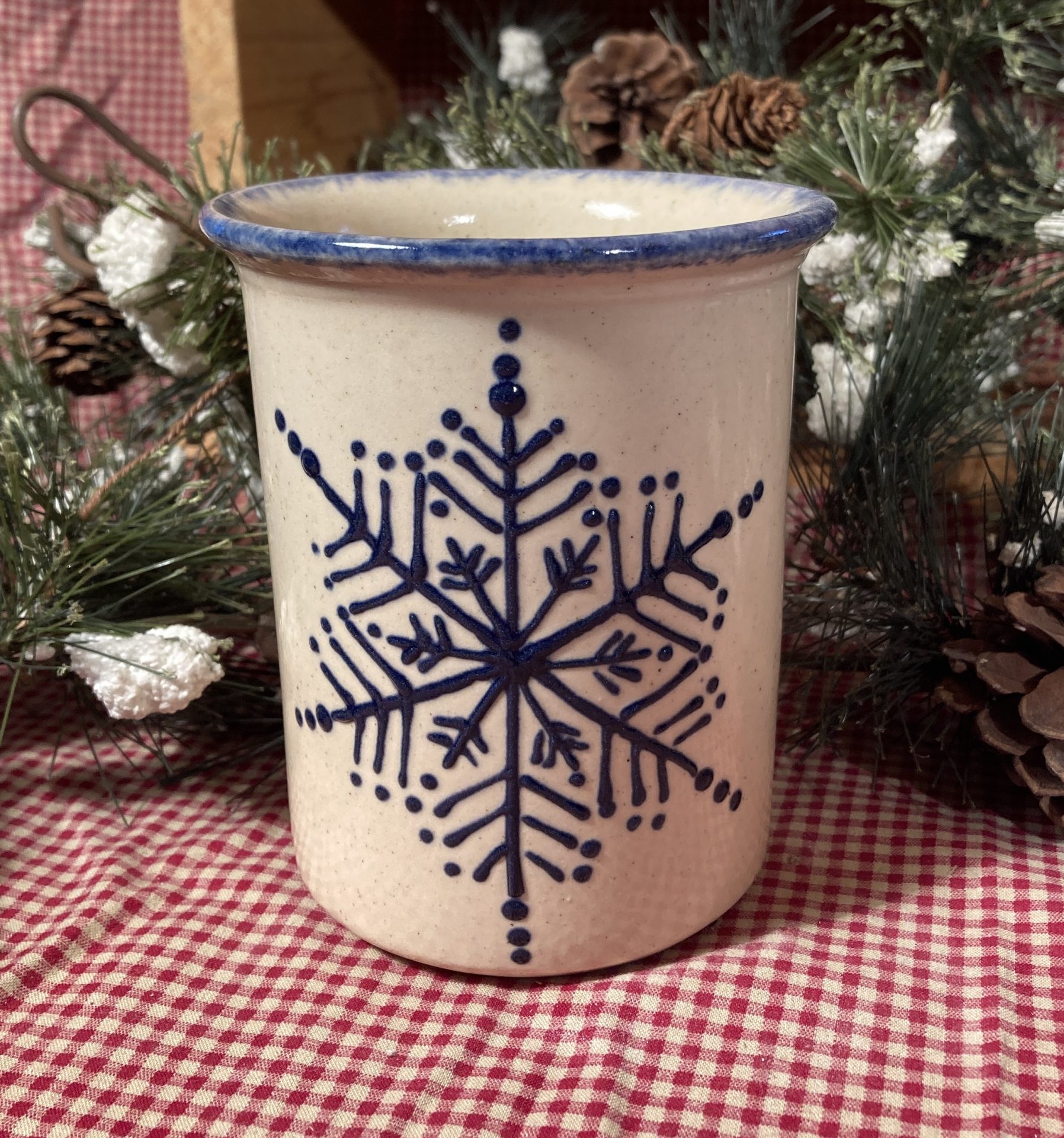 Snowflake Small crock
